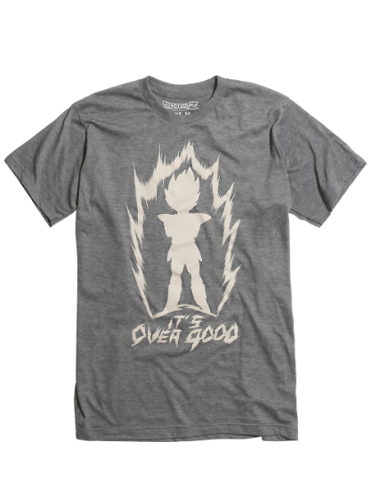 vegeta its over 9000 shirt